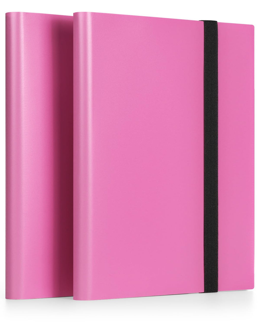 Lzerking Pink Card Binder 2-Pack – 720-Capacity 9-Pocket Side-Loading Album for Sports Cards and K-Pop Photocards