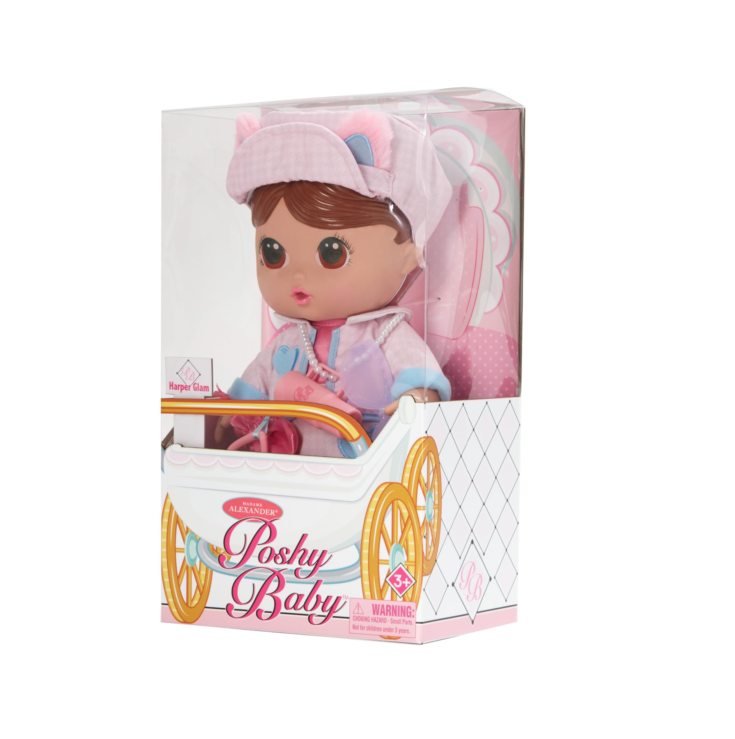 Madame Alexander 12-Inch Poshy Baby Harper Glam Fashion Doll with Accessories