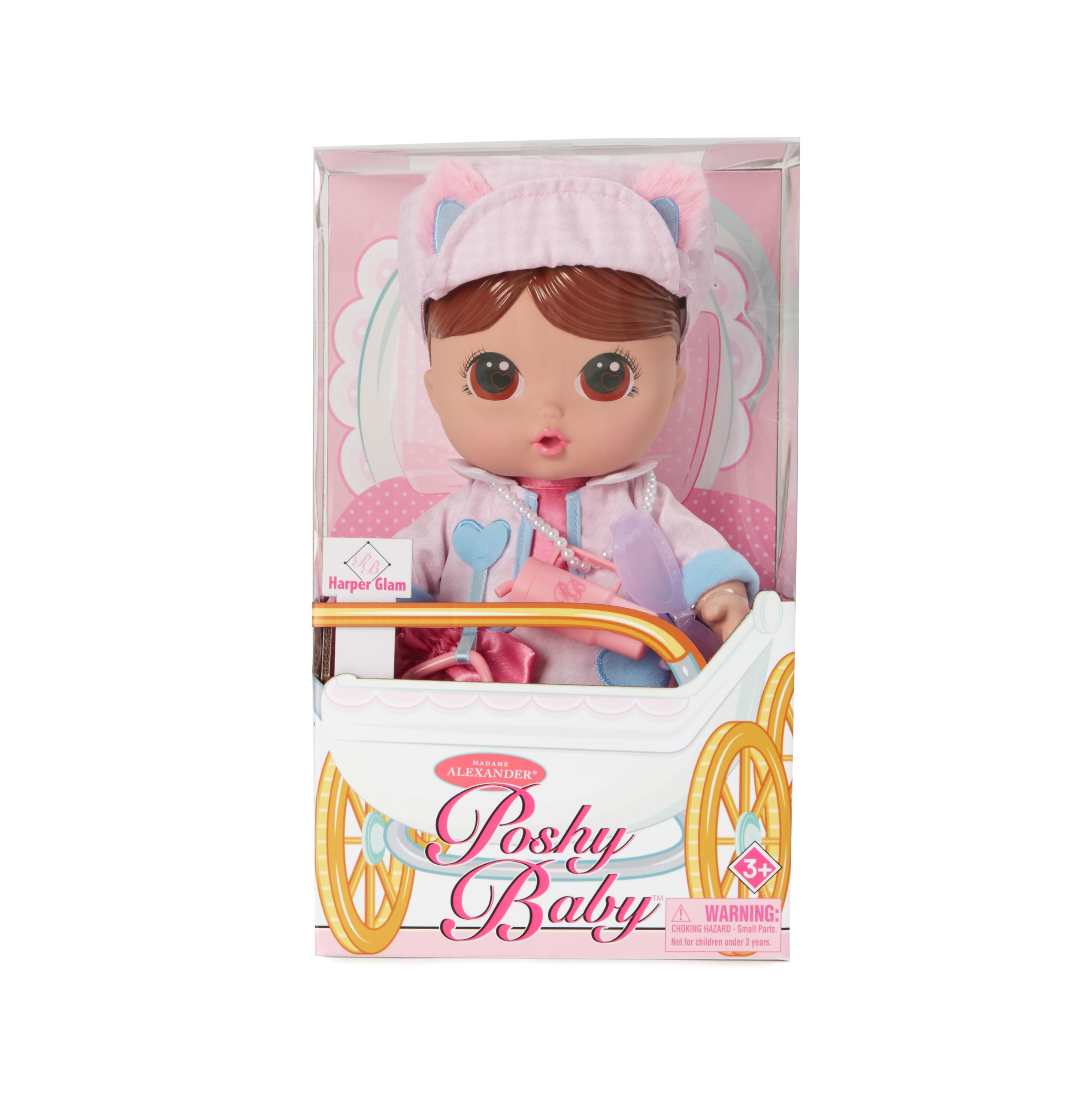 Madame Alexander 12-Inch Poshy Baby Harper Glam Fashion Doll with Accessories
