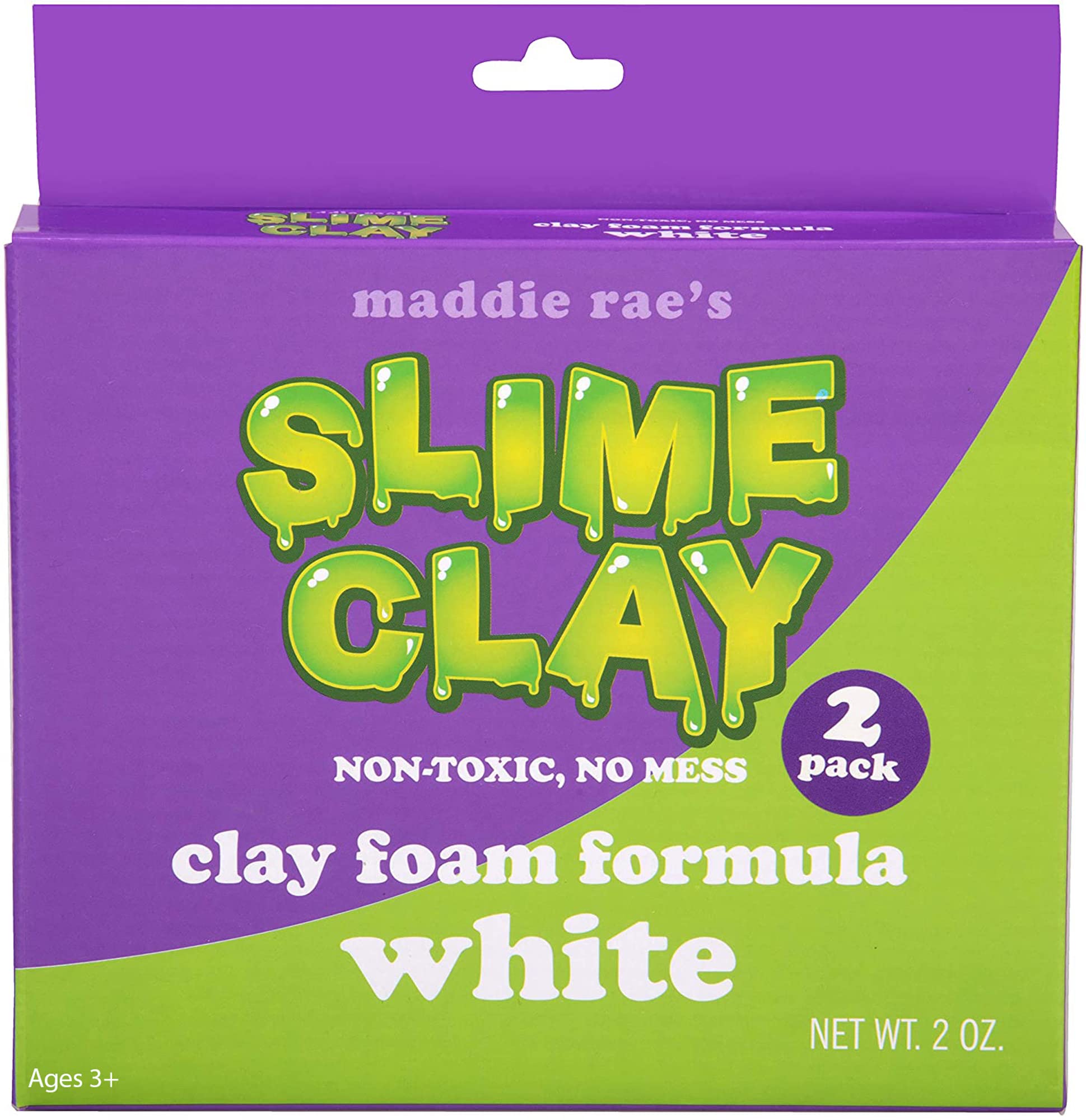Maddie Rae Slime Clay 2-Pack: Non-Toxic Soft Clay for Creamy Butter Slime & Crafts