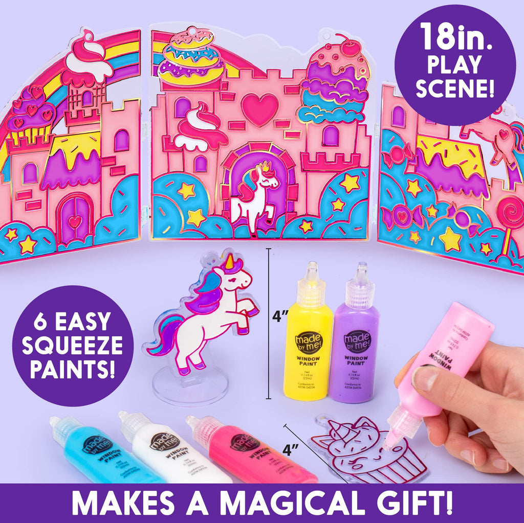 Made By Me Unicorn Window Art Kit: DIY Suncatchers and Window Clings for Kids 6+