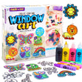 Made By Me Window Art Kit – Paint 12 Suncatchers & Make Custom Clings