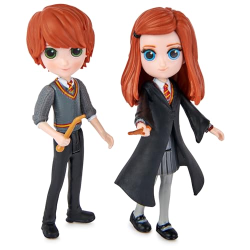 Magical Minis Ron & Ginny Weasley Friendship Set – Exclusive 3-Inch Dolls with Scabbers and Arnold