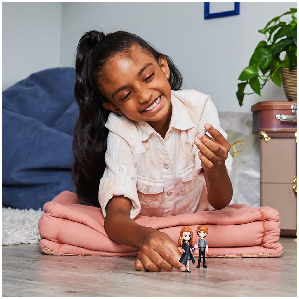Magical Minis Ron & Ginny Weasley Friendship Set – Exclusive 3-Inch Dolls with Scabbers and Arnold