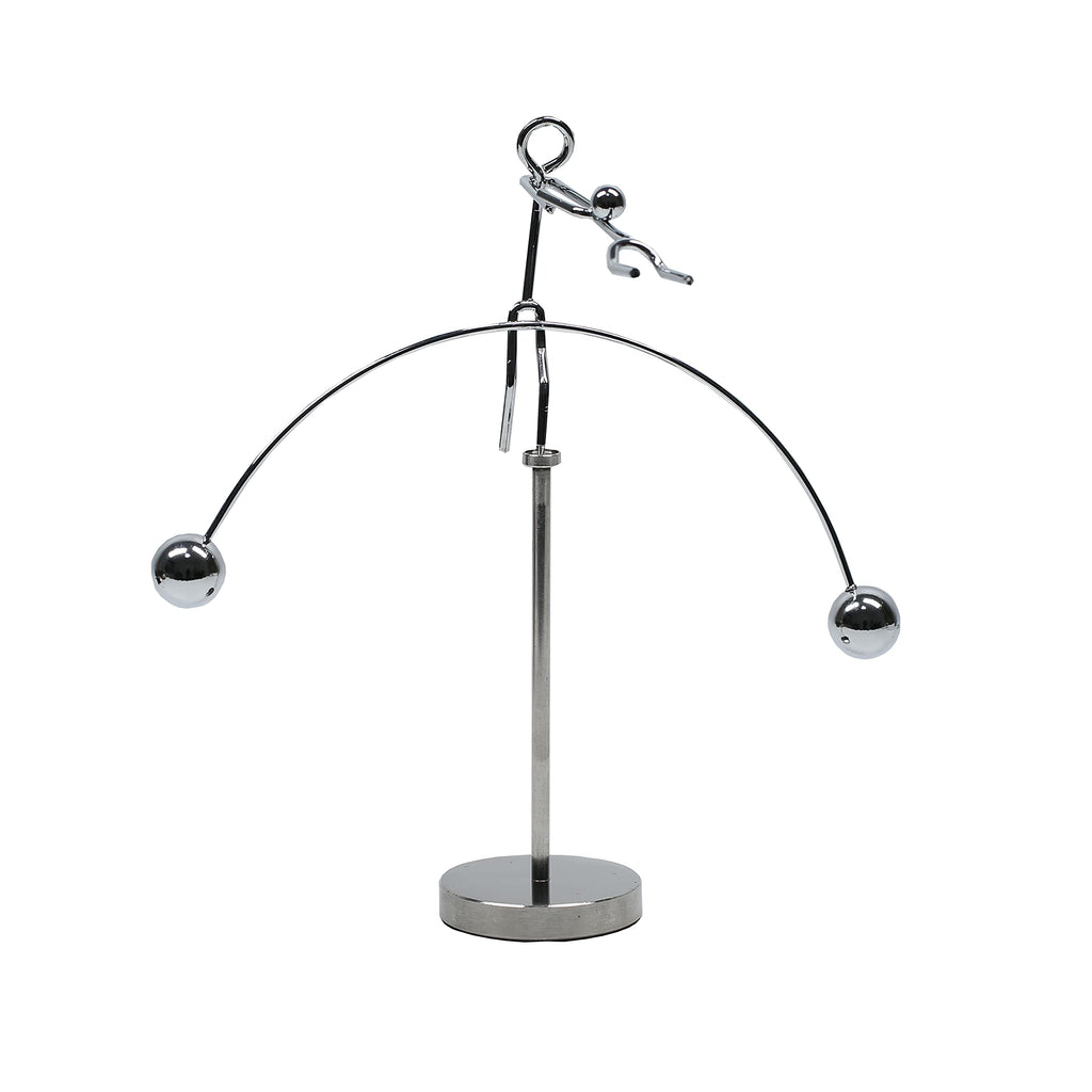 MagicTech Steel Balance Toy – Kinetic Desk Sculpture with Perpetual Motion (2-3 Minutes)