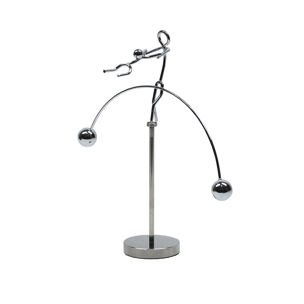 MagicTech Steel Balance Toy – Kinetic Desk Sculpture with Perpetual Motion (2-3 Minutes)