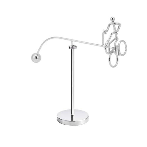 MagicTech Steel Balance Tumbler Kinetic Art Toy – Perpetual Motion Desk Decor PH03