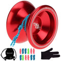 MAGICYOYO T5 Overlord Unresponsive Yoyo - 6061 Aluminum, 12 Strings, Glove & Bag
