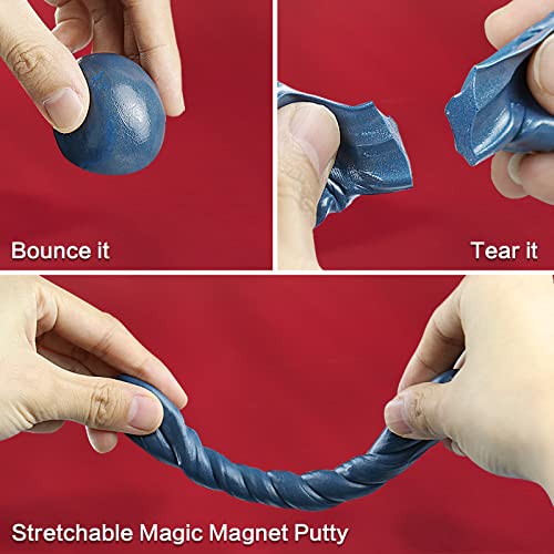 Magnetic Slime Putty Blue – Non-Toxic Stretchable Stress Relief Toy with Upgraded Magnet