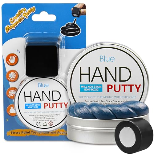 Magnetic Slime Putty Blue – Non-Toxic Stretchable Stress Relief Toy with Upgraded Magnet