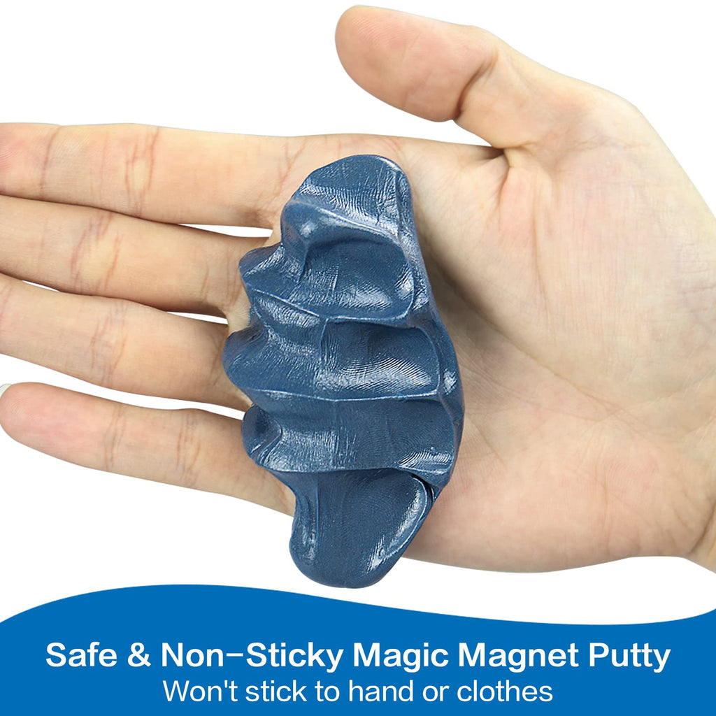 Magnetic Slime Putty Blue – Non-Toxic Stretchable Stress Relief Toy with Upgraded Magnet