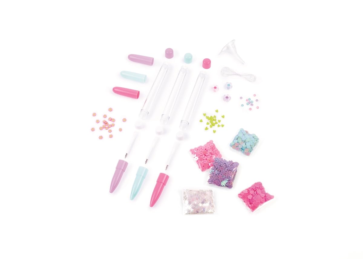 Make It Real DIY Floaty Pens Kit – Create 3 Customizable Glitter Pens for Tweens Ages 8+
