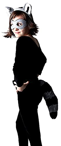 Making Believe Kids Plush Animal Headband Ears, Eye Mask & Tail Costume Set (Choose Style)