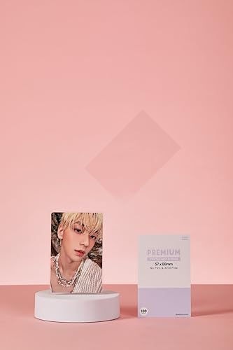 Mandu Deco Clear Polypropylene Photocard Sleeves (57x88mm) - 100 Pack - PVC & Acid Free