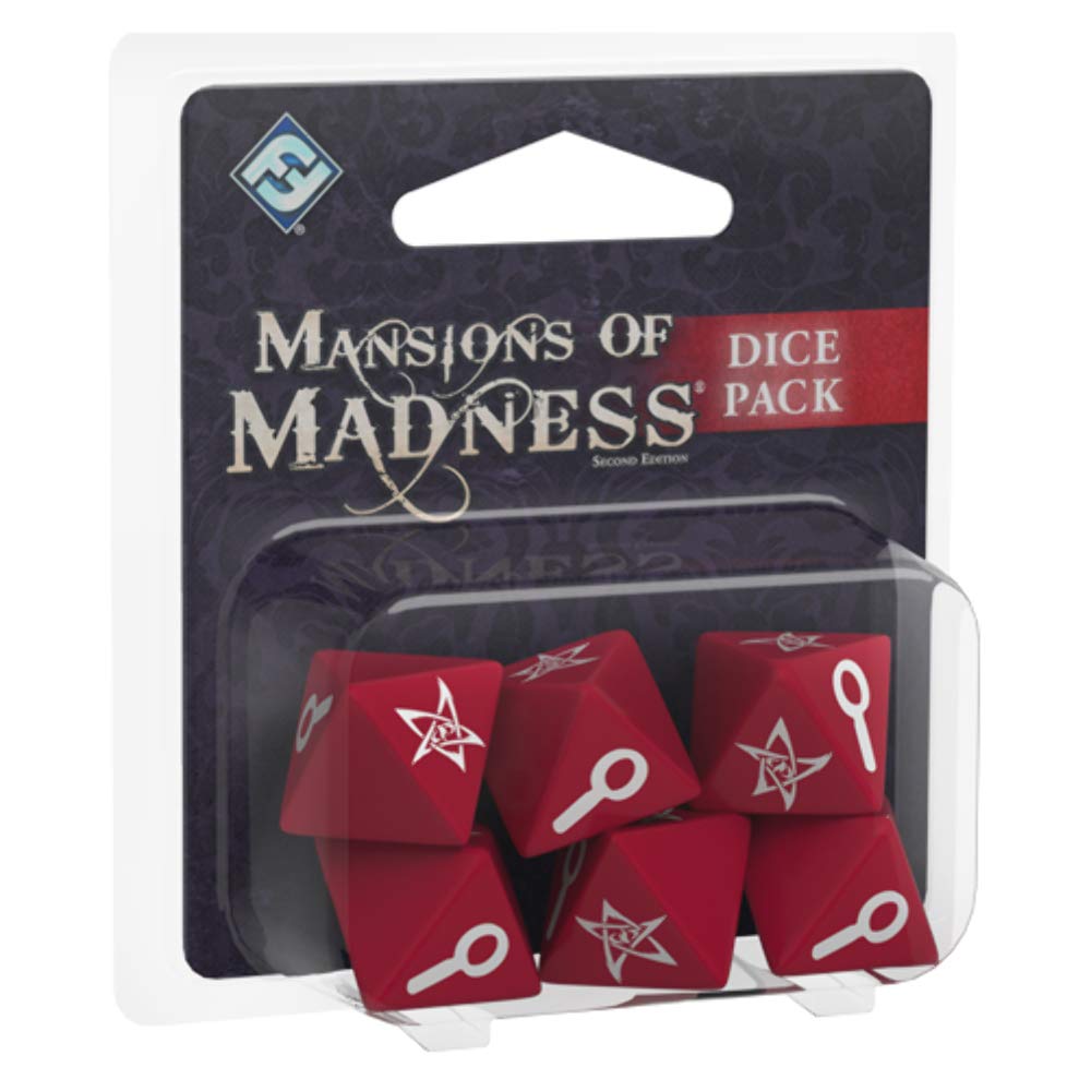 Mansions of Madness Dice Pack – Six Custom Dice for Second Edition | Asmodee