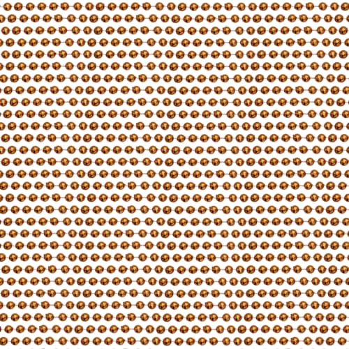Mardi Gras Spot 33'' Metallic Orange Mardi Gras Beads (72 Pack)
