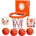 MARPPY Bath Toys Basketball Hoop Set for Toddlers – Suction Cup Hoop with 4 Soft Balls