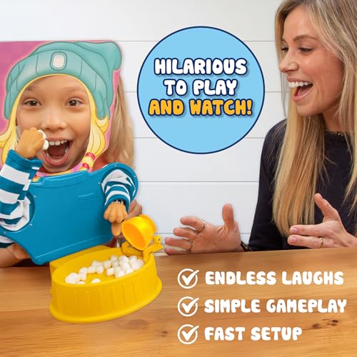 Marshmallow Madness: Hilarious Family Board Game – Fast-Paced Party Game for Kids and Adults, Ages 8+