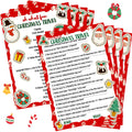 Marspark 80-Piece Christmas Trivia Game Cards – 70 Question & 10 Answer Cards for Holiday Party Fun