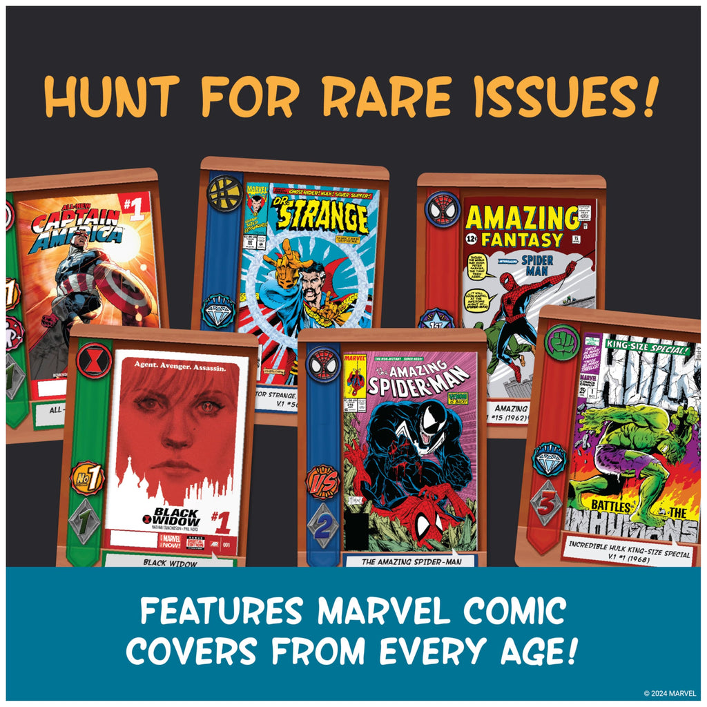 Marvel Comic Hunters Card Game: Draft Vintage Comic Covers, Ages 14+