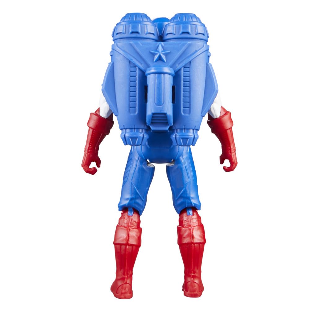 Marvel Epic Hero Series Captain America 4-Inch Action Figure with Battle Gear Accessories for Kids Ages 4+