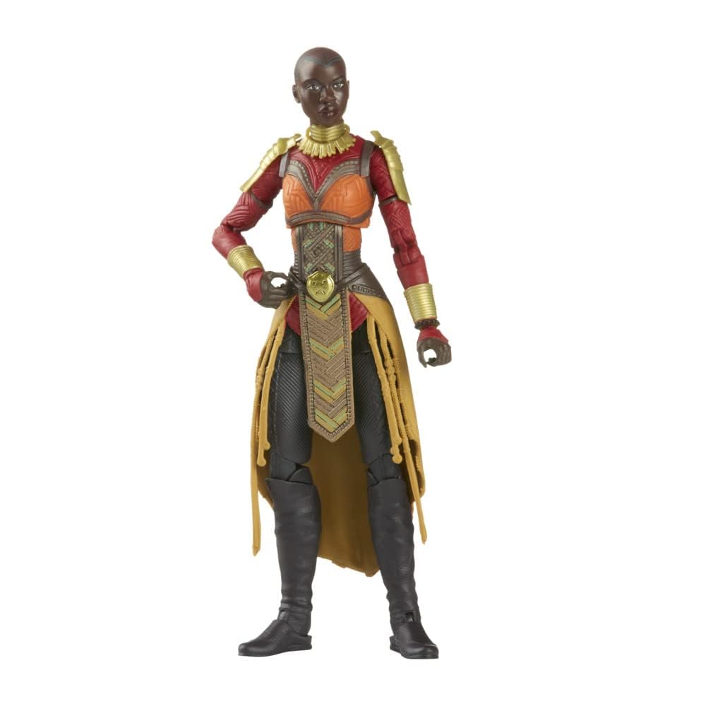 Marvel Legends Okoye Action Figure – 6-Inch Wakanda Forever Collectible with Spear & Build-A-Figure Part