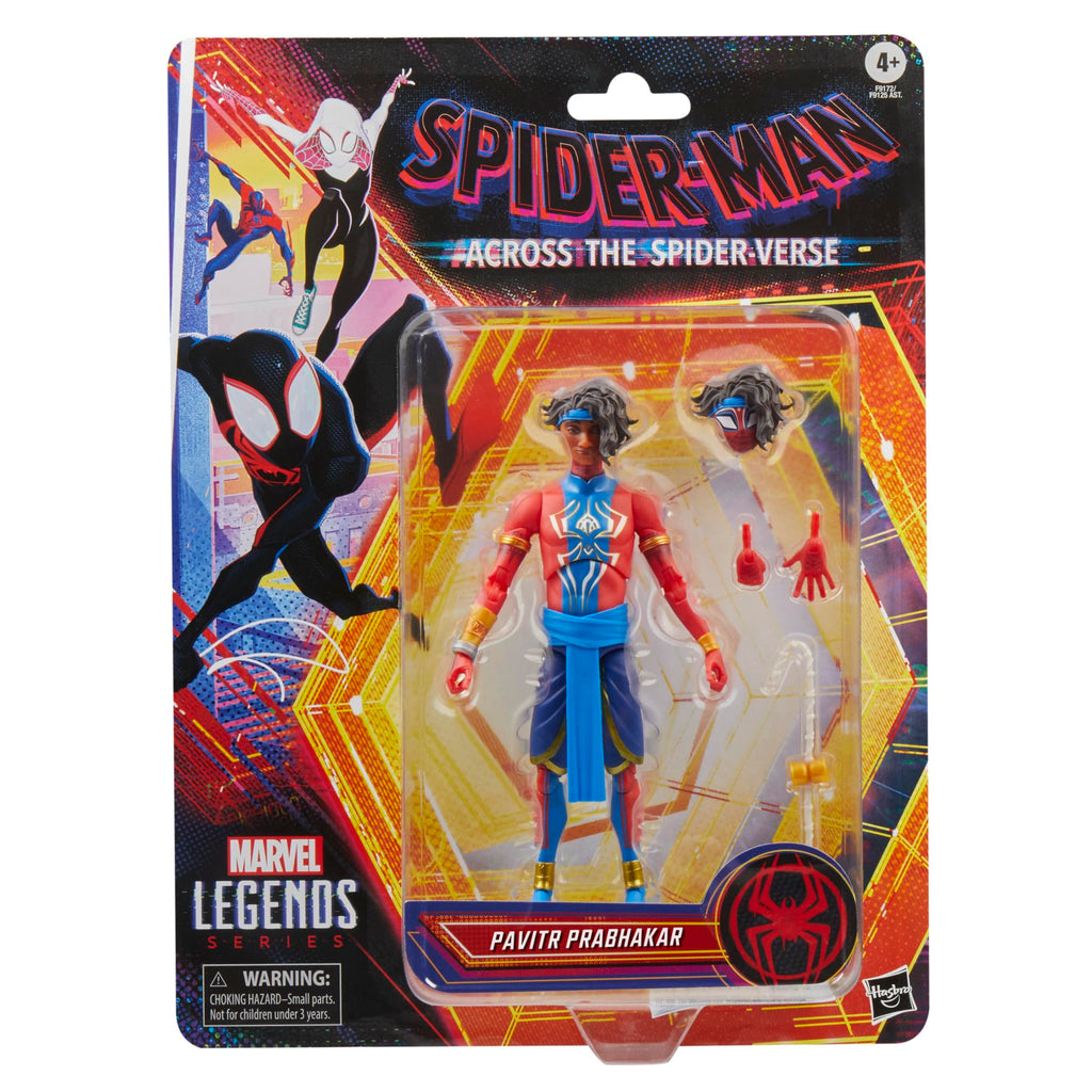 Marvel Legends Spider-Man: Across the Spider-Verse Pavitr Prabhakar 6-Inch Action Figure