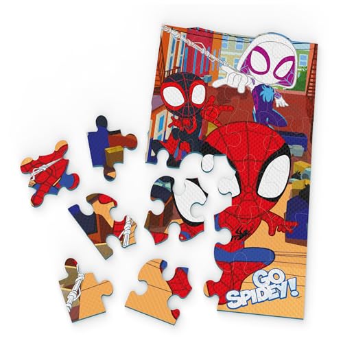 Marvel Spidey and His Amazing Friends Squishy Foam Puzzle – 25 Pieces for Ages 4+