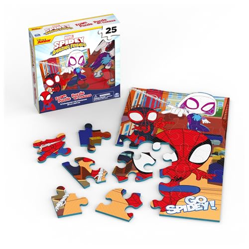 Marvel Spidey and His Amazing Friends Squishy Foam Puzzle – 25 Pieces for Ages 4+