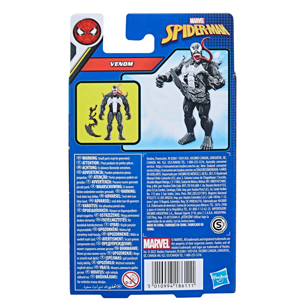 Marvel Venom Versus Spider-Man 4-Inch Action Figure with Web Accessory, Articulated
