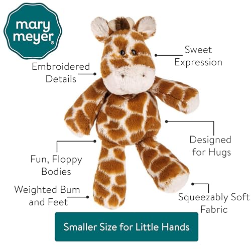 Mary Meyer Marshmallow Junior Giraffe Soft Toy – 9-Inch Ultra-Soft Plush