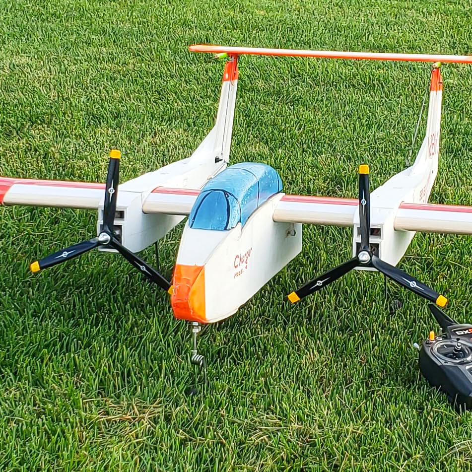 Master Airscrew 3-Blade 7x4 RC Propeller - Reverse/Pusher CW (178mm, 11.1g)