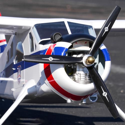 Master Airscrew 7x4 3-Blade RC Propeller (CCW) with Adapter Rings