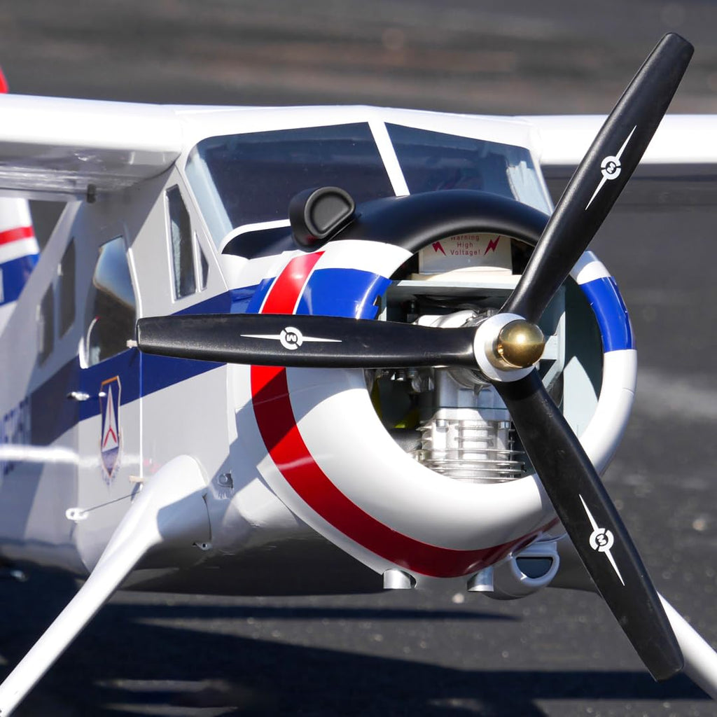 Master Airscrew 7x4 3-Blade RC Propeller (CCW) with Adapter Rings