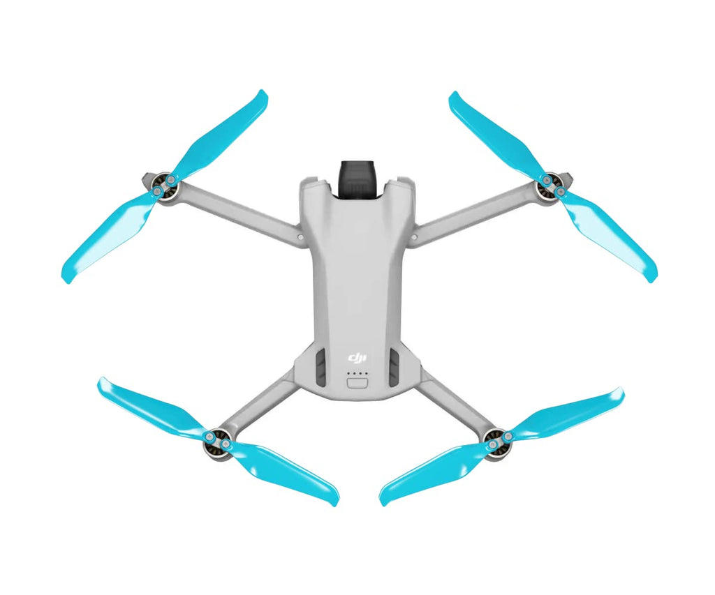 Master Airscrew Stealth Propellers for DJI Mini 3, Lito 1/X1 (Blue, 4-Pack) – Improved Efficiency & Sound