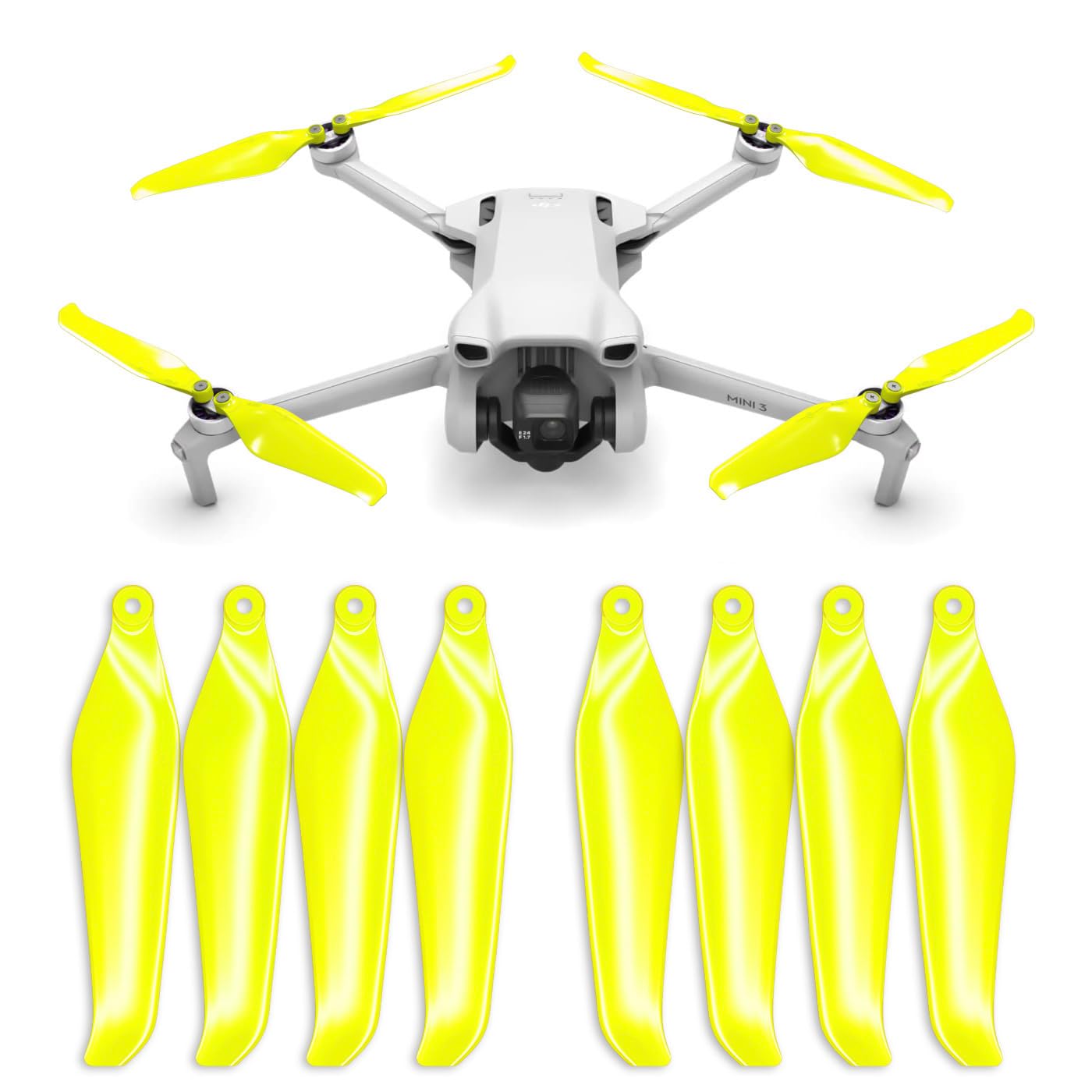 Master Airscrew Stealth Propellers for DJI Mini 3 & Lito 1/X1 – Electric (4-Pack)