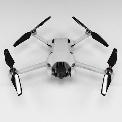 Master Airscrew Super Stealth Propeller Set (Black) for DJI Mini 4 Pro & Mini 3 Pro - Quieter & More Efficient
