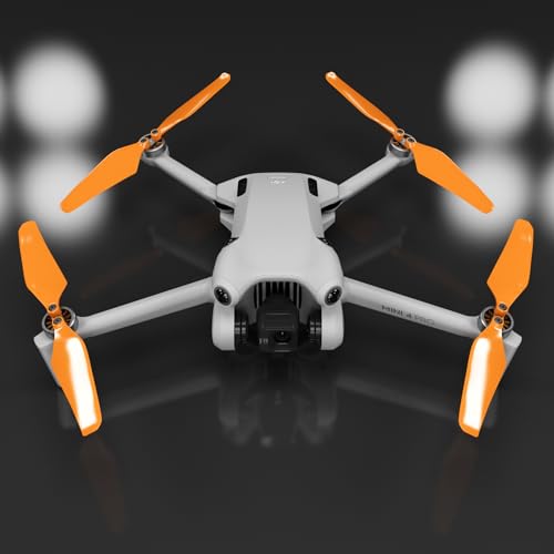 Master Airscrew Super Stealth Propellers – Orange, for DJI Mini 4 Pro & Mini 3 Pro (4-Pack)