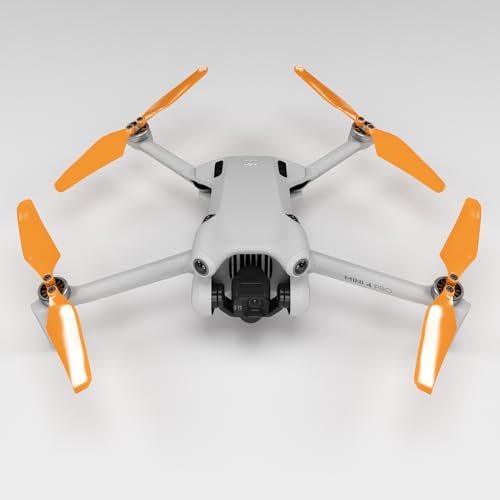 Master Airscrew Super Stealth Propellers – Orange, for DJI Mini 4 Pro & Mini 3 Pro (4-Pack)
