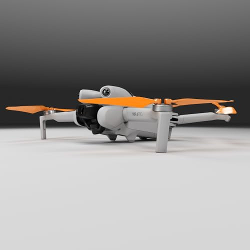 Master Airscrew Super Stealth Propellers – Orange, for DJI Mini 4 Pro & Mini 3 Pro (4-Pack)