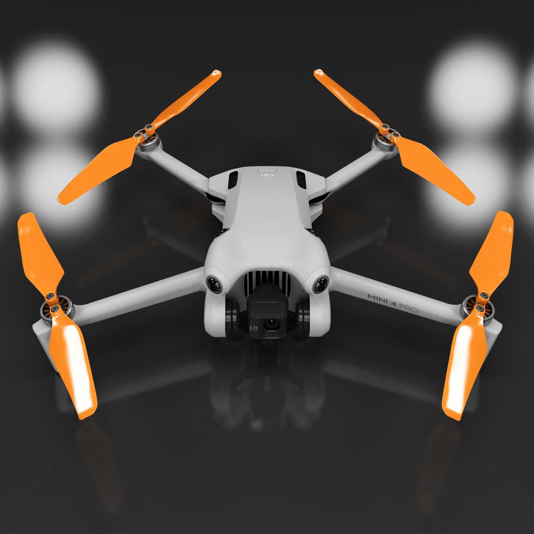 Master Airscrew Super Stealth Propellers – Orange, for DJI Mini 4 Pro & Mini 3 Pro (4-Pack)