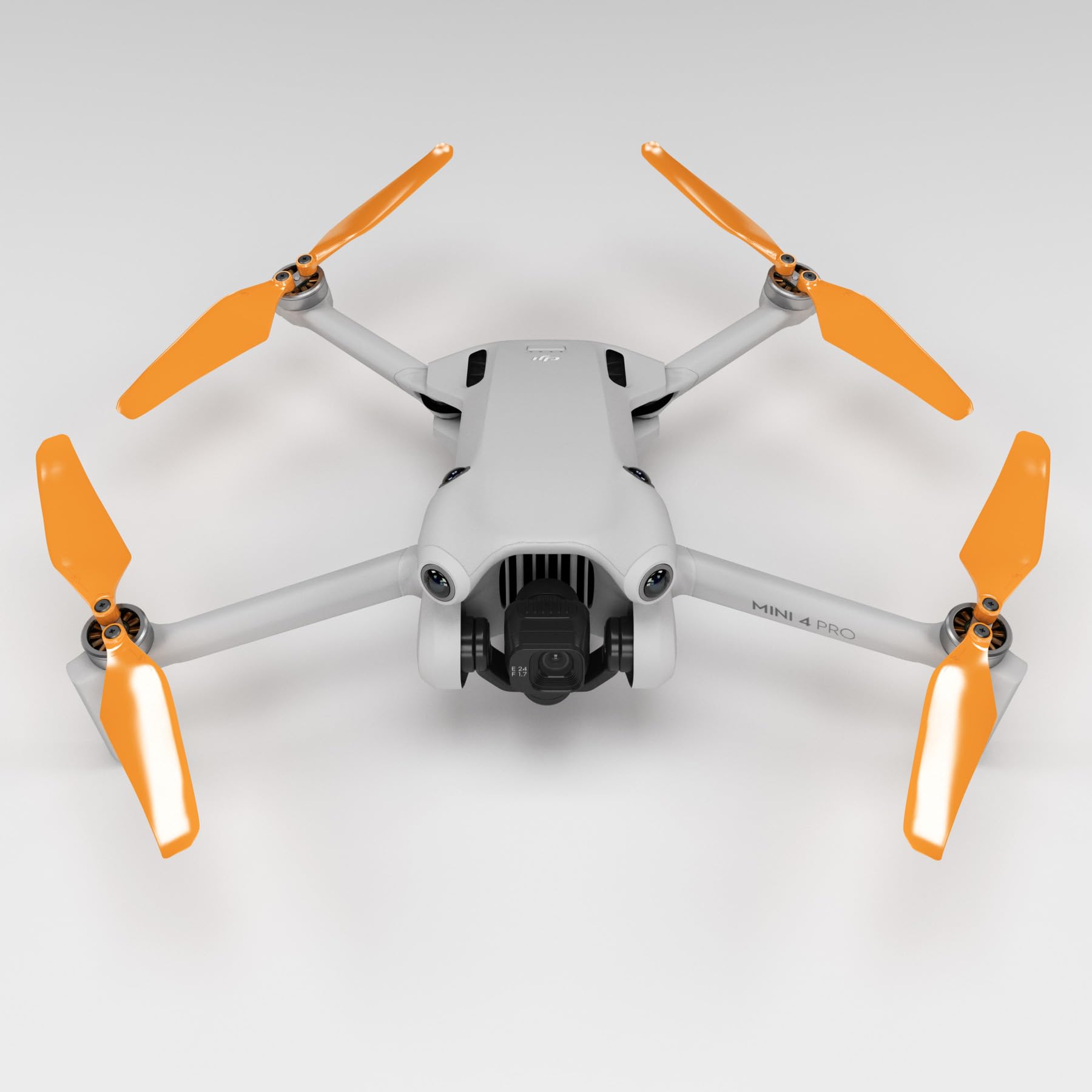 Master Airscrew Super Stealth Propellers – Orange, for DJI Mini 4 Pro & Mini 3 Pro (4-Pack)