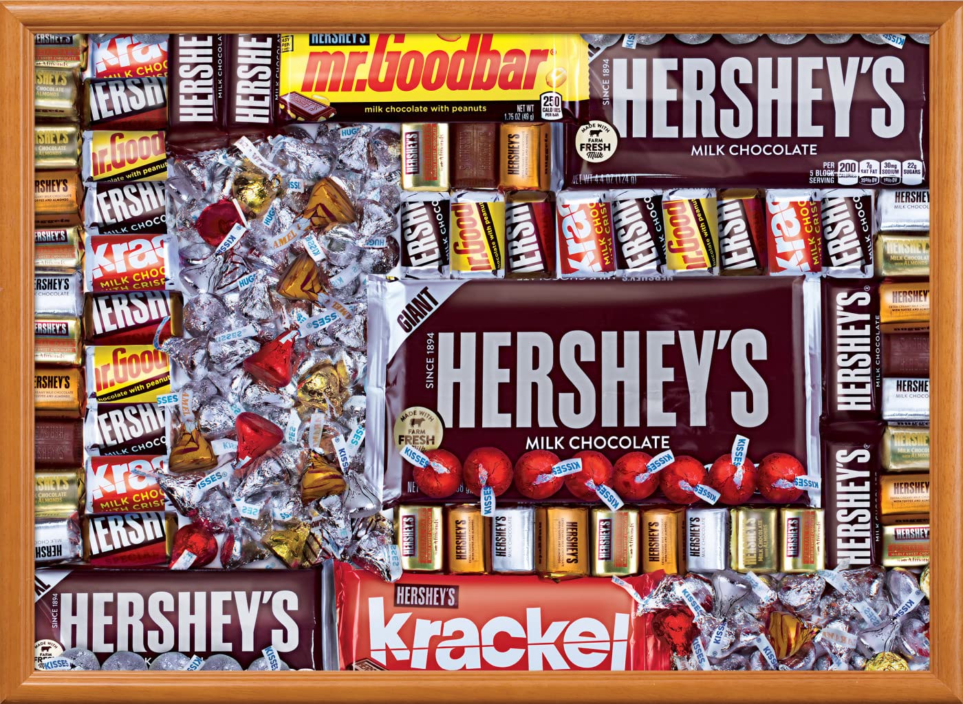 MasterPieces 1000 Piece Hershey's Chocolate Paradise Jigsaw Puzzle – 19.25x26.75 Inches, Matte Finish, Random Cut, Recycled Materials