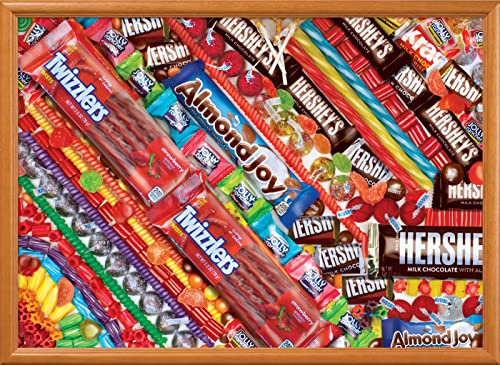 MasterPieces 1000 Piece Hershey's Sweet Tooth Fix Jigsaw Puzzle - 19.25x26.75, Random Cut, Matte Finish, Eco-Friendly, with Bonus Poster