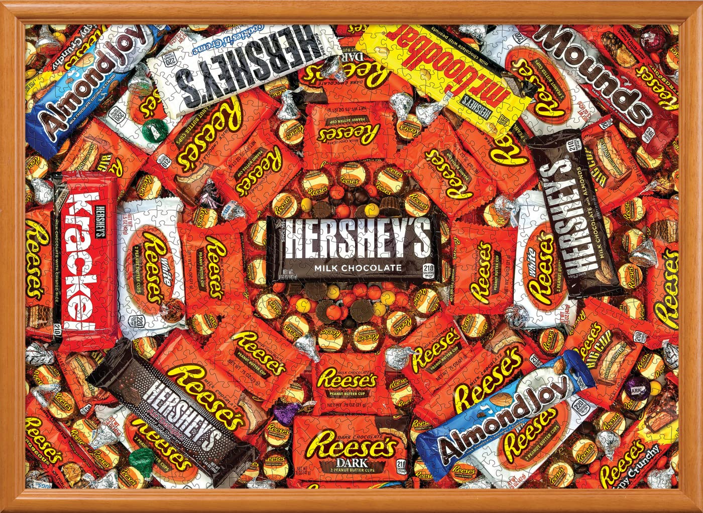 MasterPieces 1000-Piece Hershey's Swirl Jigsaw Puzzle – 19.25x26.75 Inch Finished Size