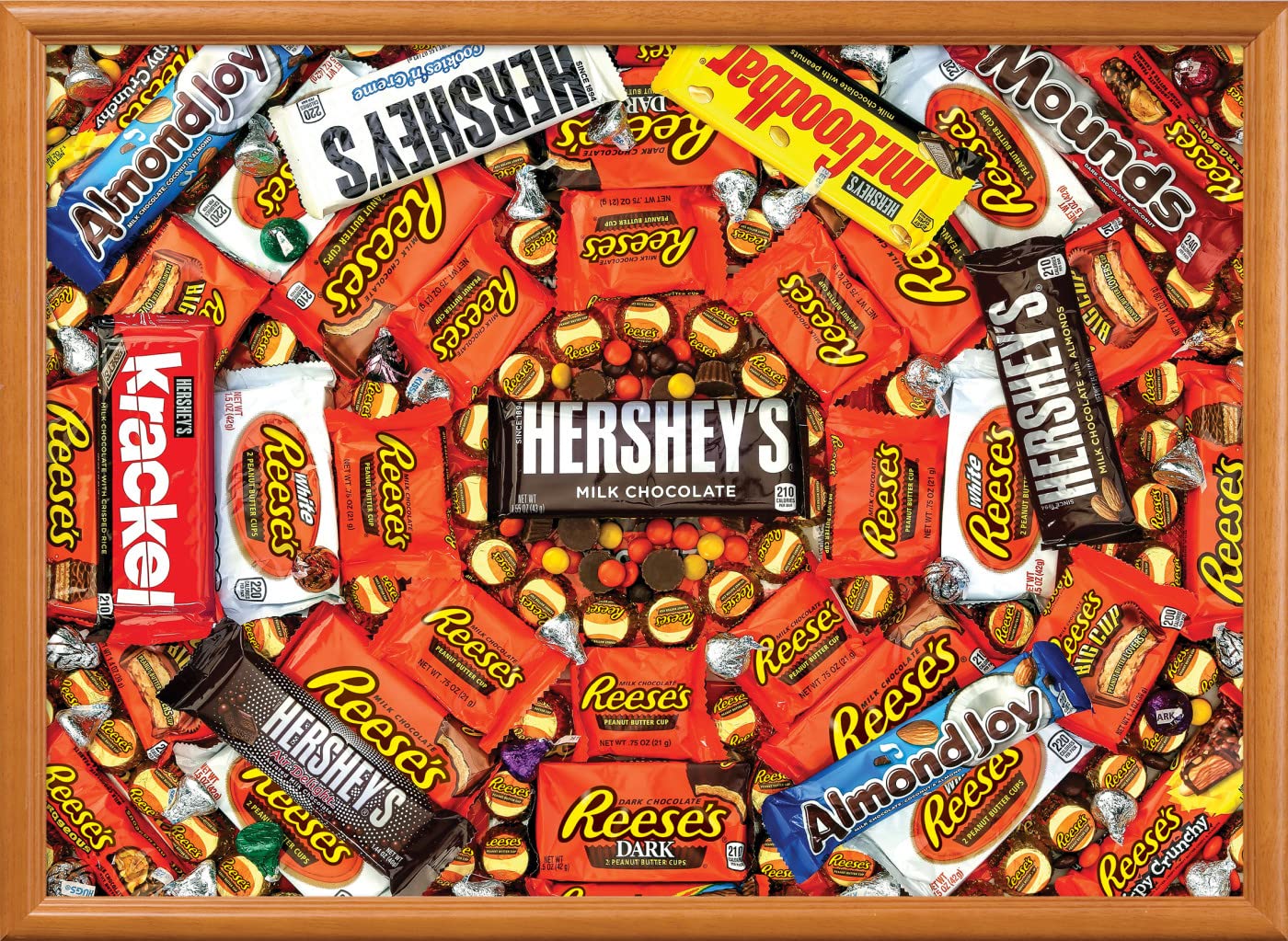 MasterPieces 1000-Piece Hershey's Swirl Jigsaw Puzzle – 19.25x26.75 Inch Finished Size