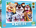 Masterpieces 200 Piece Jigsaw Puzzle for Kids – #Selfies Goofy Grins (14x19 inches)