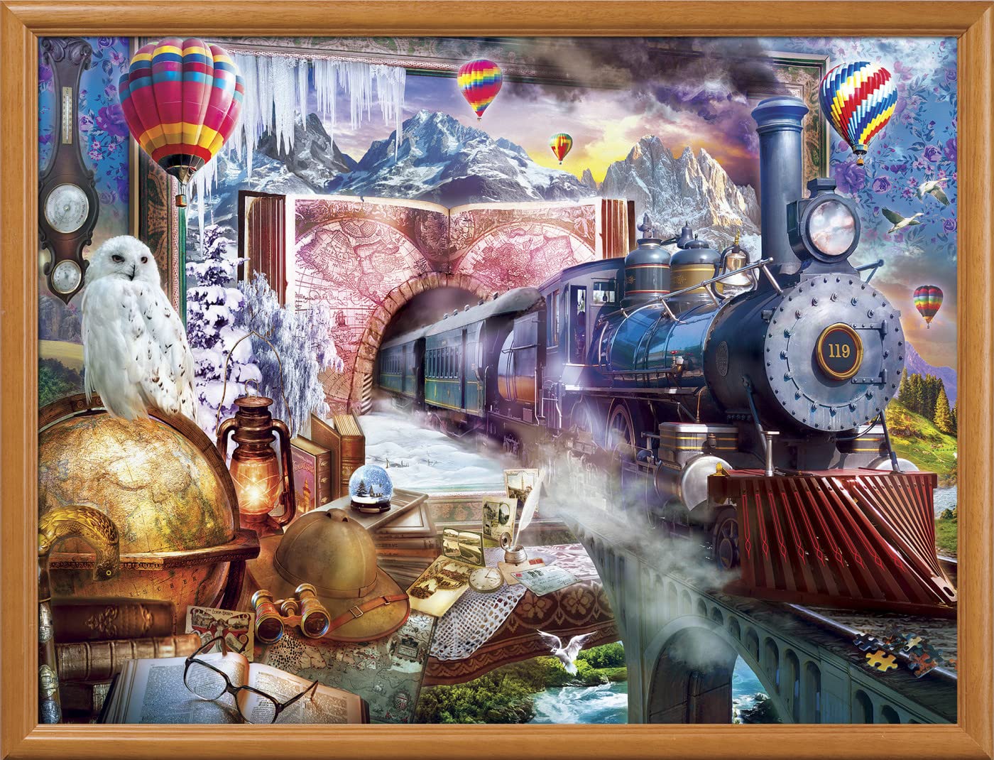 Masterpieces 300 Piece EZ Grip Jigsaw Puzzle - Magical Journey - 18x24 Inches, Large Pieces