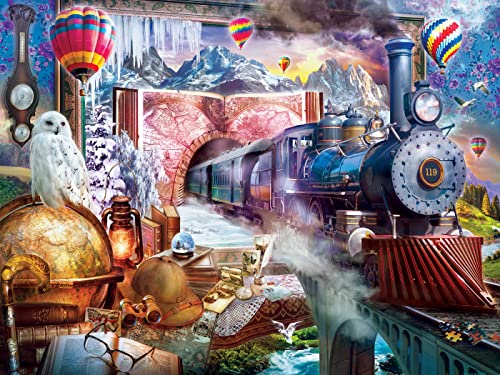 Masterpieces 300 Piece EZ Grip Jigsaw Puzzle - Magical Journey - 18x24 Inches, Large Pieces