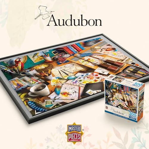 MasterPieces 300 Piece EZ Grip Jigsaw Puzzle – Creative Birding, 18x24 Inches